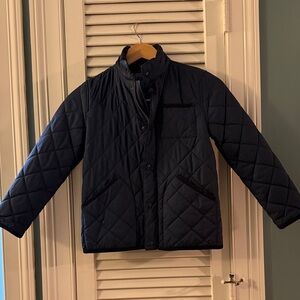 Crewcuts Boys Navy Quilted Jacket Size Small